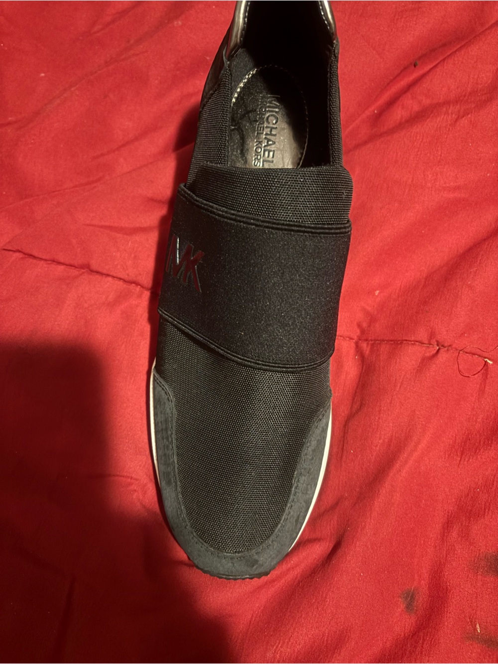 Michael Kors Black Slip-On Loafer with Elastic Band